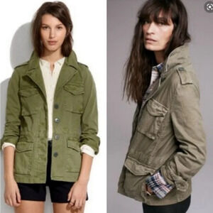 Madewell Women's Outbound Utility Jacket Size M Parka Olive Military Green